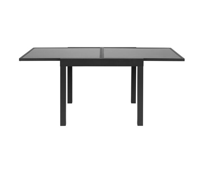 Mesa extensible de jardín ALYA gris oscuro