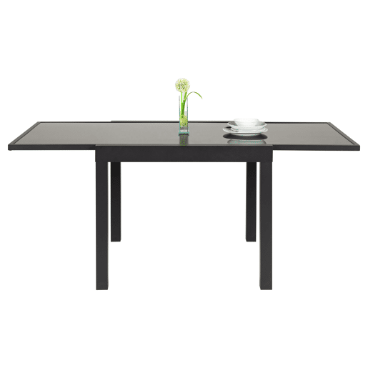 Mesa de jardim extensÃvel ALYA cinzento escuro Mesa de jardim extensÃvel ALYA cinzento escuro