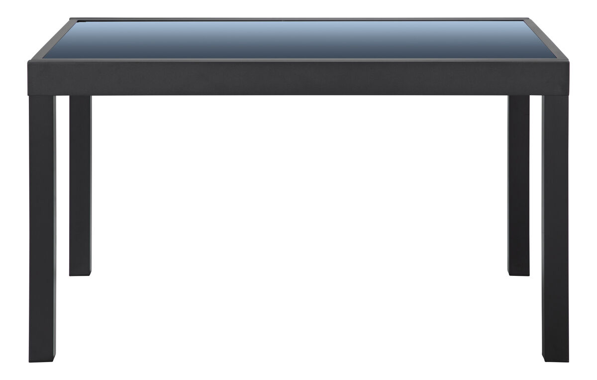 Mesa extensible de jardín cora gris oscuro