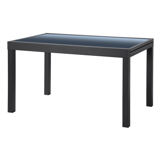 Mesa de jardim extensÃvel corA cinzento escuro Mesa de jardim extensÃvel corA cinzento escuro
