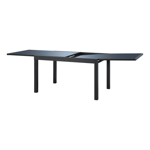 Mesa de jardim extensÃvel corA cinzento escuro Mesa de jardim extensÃvel corA cinzento escuro