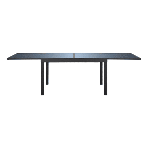 Mesa de jardim extensÃvel corA cinzento escuro Mesa de jardim extensÃvel corA cinzento escuro