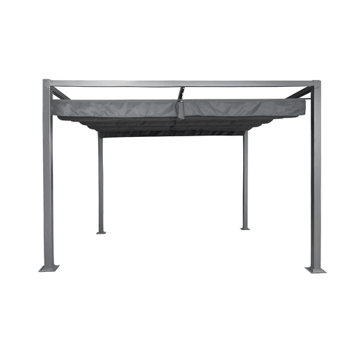 Pérgola DUNIA 220x300x300cm cor cinzento escuro