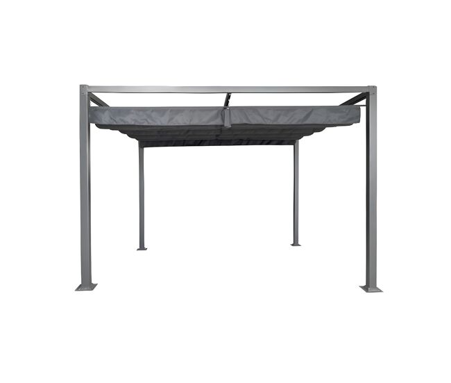 Pérgola dunia 220x300x300cm color gris oscuro