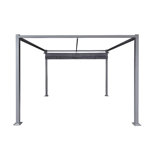 Pérgola DUNIA 220x300x300cm cor cinzento escuro