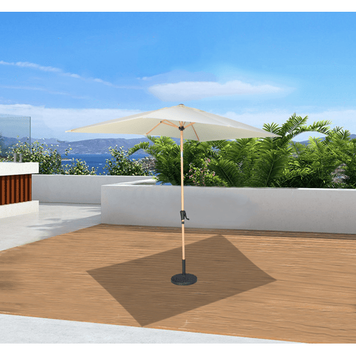 Guarda-sol ENARA 250x200x300cm cor bege