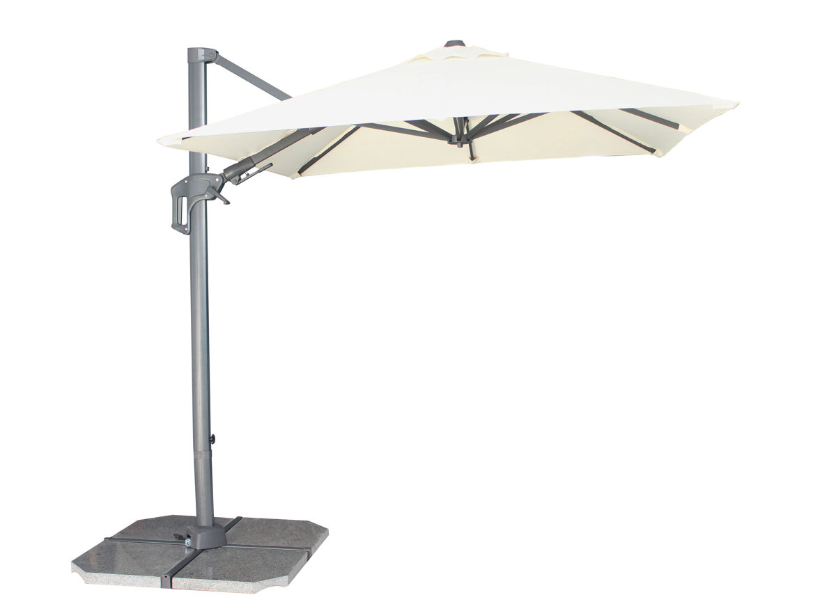 Parasol GALIA 250x210x210cm color blanco