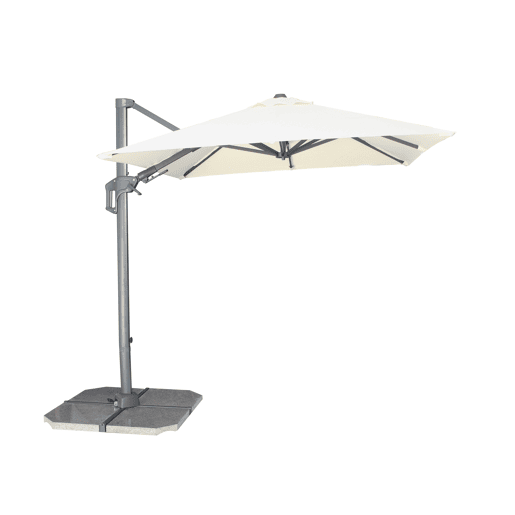 Guarda-sol GALIA 250x210x210cm cor branca