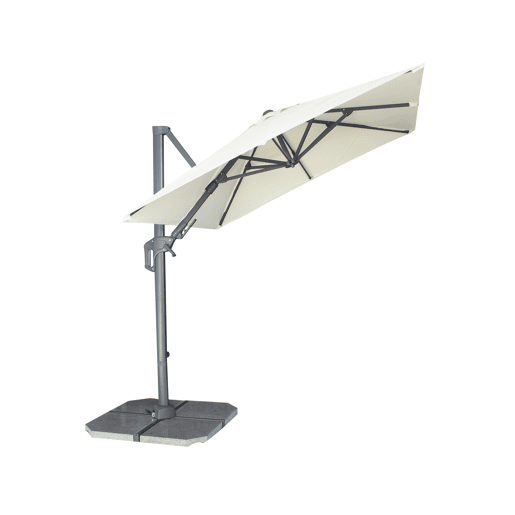 Guarda-sol GALIA 250x210x210cm cor branca