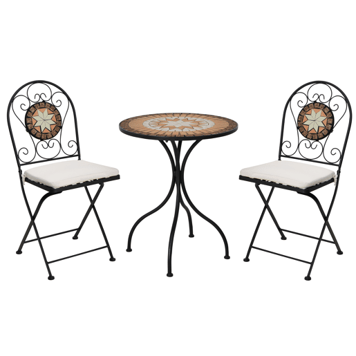 Set de jardim com mesa e 2 cadeiras BISTRO multicolor