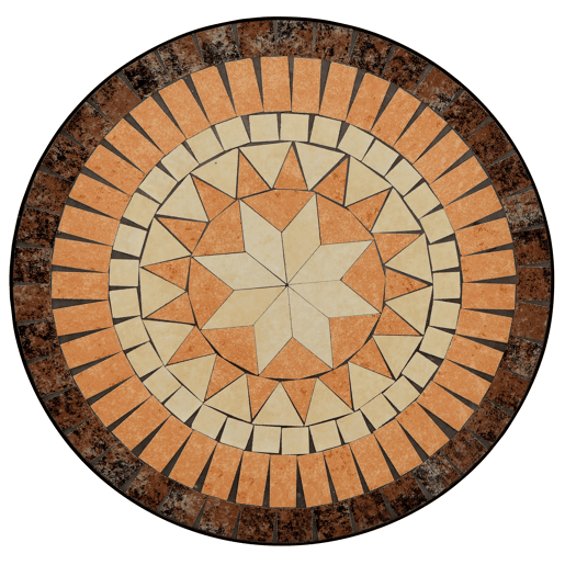 Set de jardim com mesa e 2 cadeiras BISTRO multicolor
