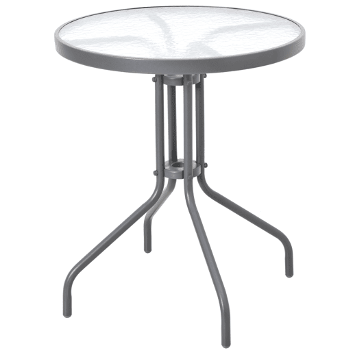 Set de jardim com mesa e 2 cadeiras WICKER cor cinzenta Set de jardim com mesa e 2 cadeiras WICKER cor cinzenta