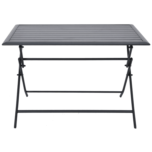 Mesa de jardim dobrável HANA cinzento escuro