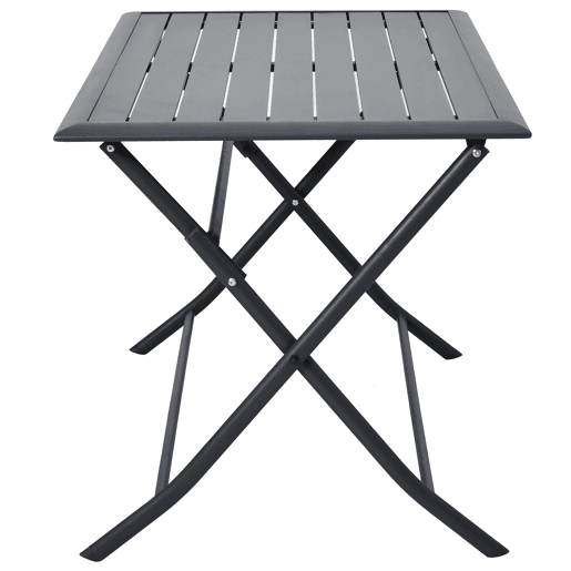 Mesa de jardim dobrável HANA cinzento escuro