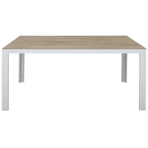Set de jardim com mesa e 6 cadeiras ANZIO cor cinzenta