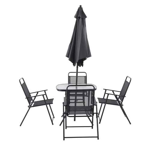 Set de jardim ROMA cor cinza escuro