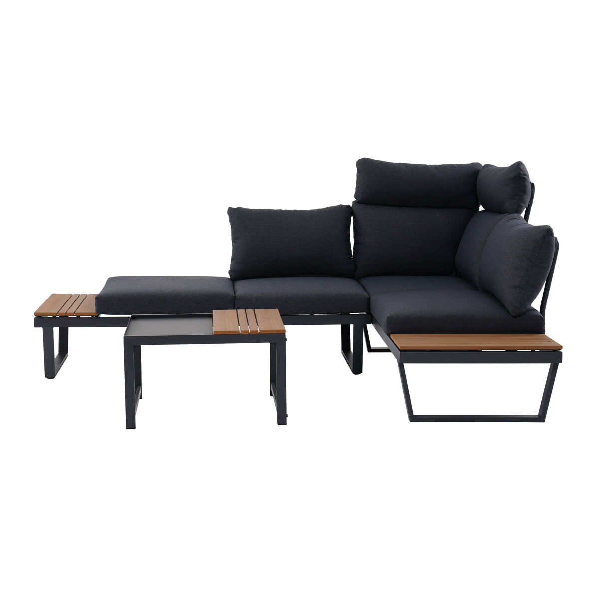 Set de jardín CORNER color antracita