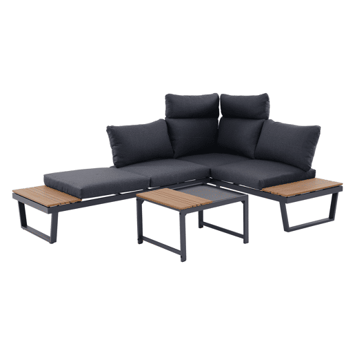 Set de jardim corNER cor antracite Set de jardim corNER cor antracite