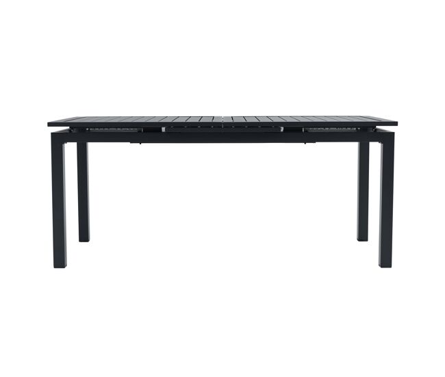 Mesa extensible de jardín orion gris oscuro