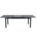 Mesa extensible de jardín ORION gris oscuro Mesa extensible de jardín ORION gris oscuro Gris Oscuro