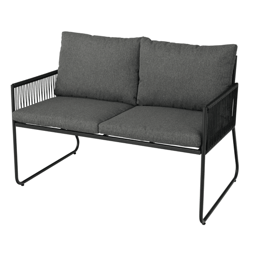 Set de jardim KELLY cor cinza escuro