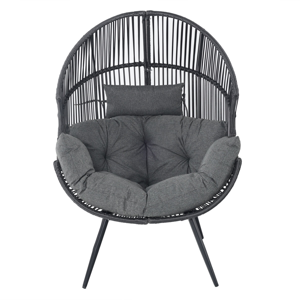 Sillón de jardín ocean color gris oscuro