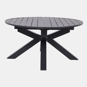 Mesa de jardim extensível REMY cinzento escuro