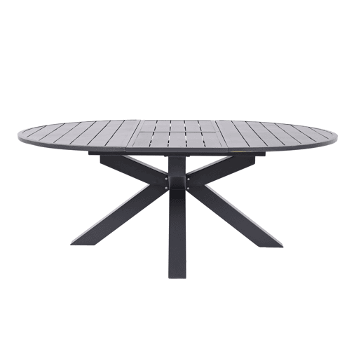 Mesa de jardim extensível REMY cinzento escuro