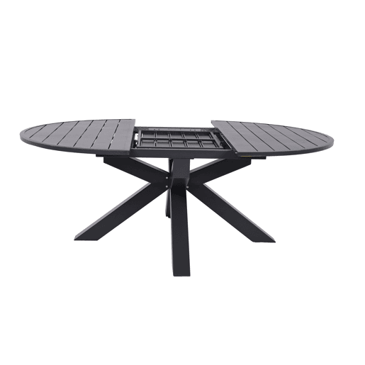 Mesa de jardim extensível REMY cinzento escuro