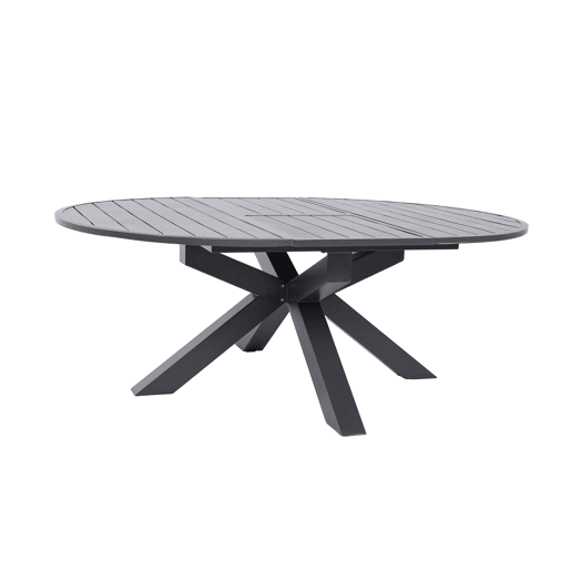 Mesa de jardim extensível REMY cinzento escuro