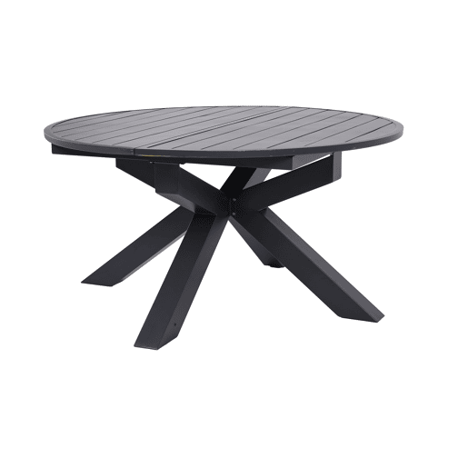 Mesa de jardim extensível REMY cinzento escuro