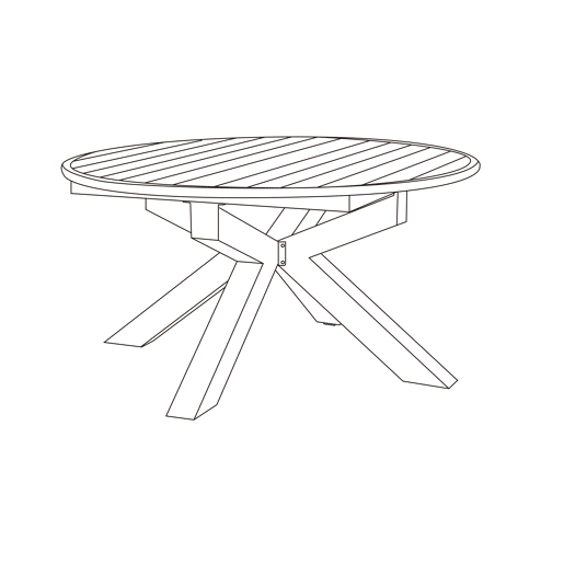 Mesa de jardim extensível REMY cinzento escuro