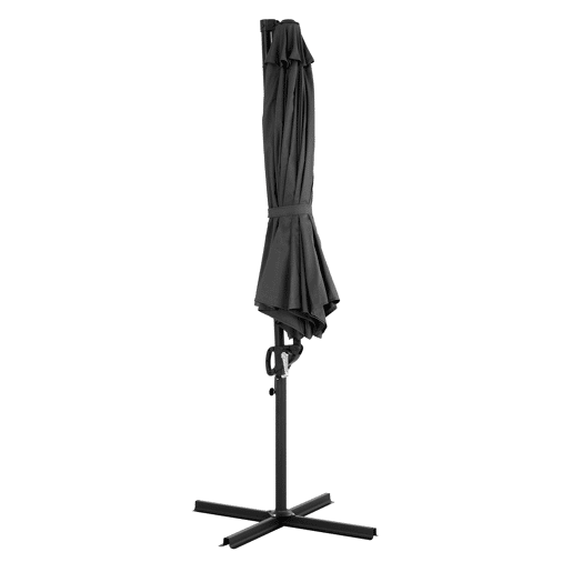 Guarda-sol ABBY 300x300x245cm cor cinzento escuro