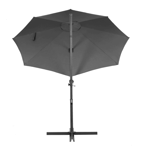 Guarda-sol ABBY 300x300x245cm cor cinzento escuro