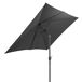 Parasol EIDER 245x200x300cm color gris oscuro Parasol EIDER 245x200x300cm color gris oscuro Gris Oscuro
