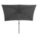 Parasol EIDER 245x200x300cm color gris oscuro Parasol EIDER 245x200x300cm color gris oscuro Gris Oscuro