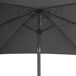 Parasol EIDER 245x200x300cm color gris oscuro Parasol EIDER 245x200x300cm color gris oscuro Gris Oscuro
