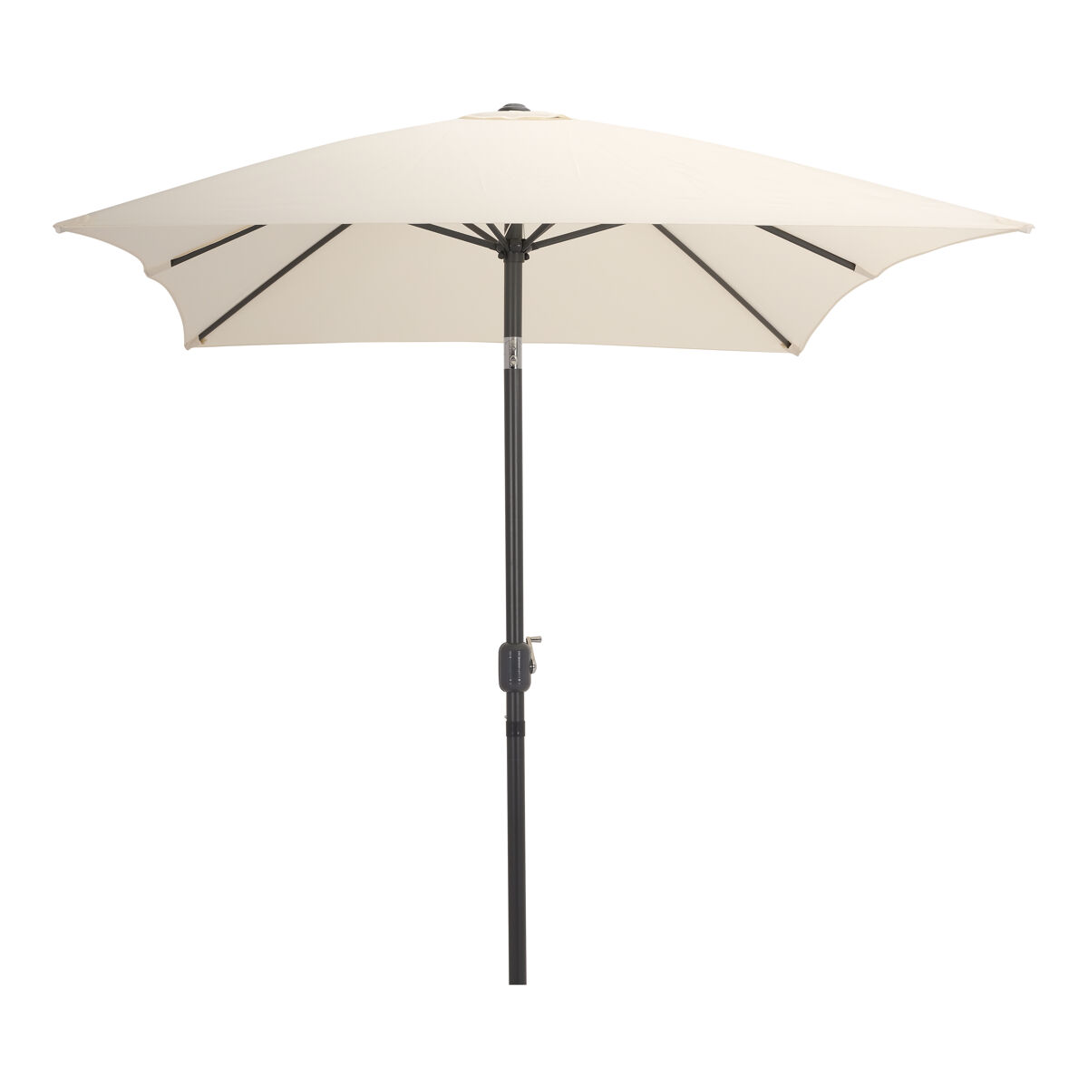 Parasol DUNA 245x200x300cm color crema