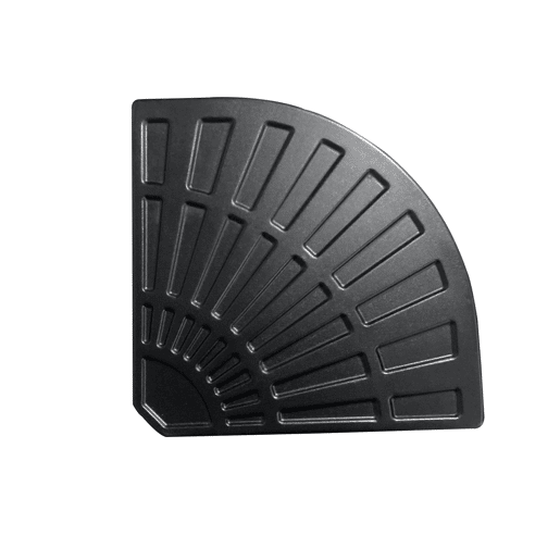 Base de guarda-sol BLAIR 47x47x4,2cm cor preta Base de guarda-sol BLAIR 47x47x4,2cm cor preta