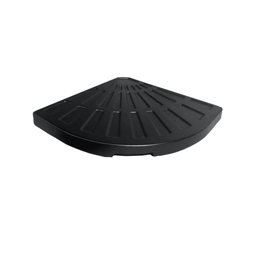 Base de guarda-sol BLAIR 47x47x4,2cm cor preta Base de guarda-sol BLAIR 47x47x4,2cm cor preta