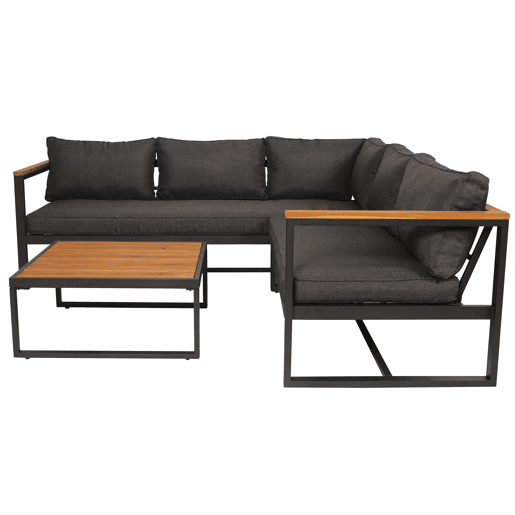 Set de jardim BRISA cor cinza e carvalho