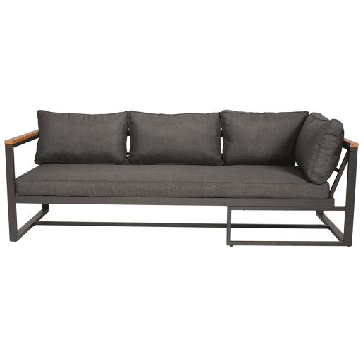 Set de jardim BRISA cor cinza e carvalho