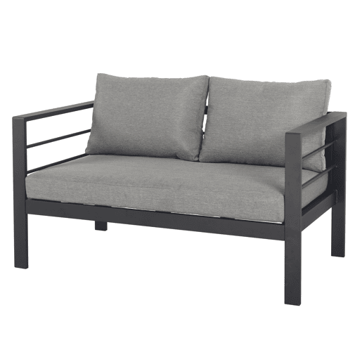 Set de jardim LANDA com 2 poltronas, sofás 2 lugares e mesa