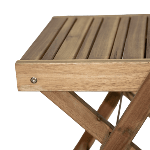 Conjunto de varanda SUMMER com mesa e 2 cadeiras carvalho e cinza