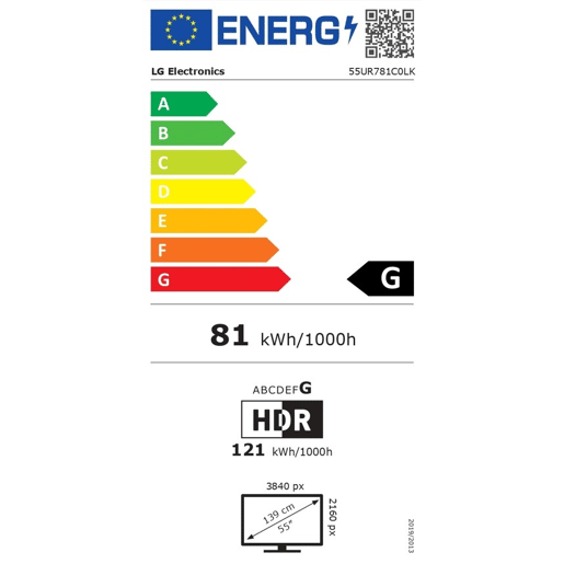TV 55 polegadas LG 55UR781C 4K UHD Smart TV TV 55 polegadas LG 55UR781C 4K UHD Smart TV