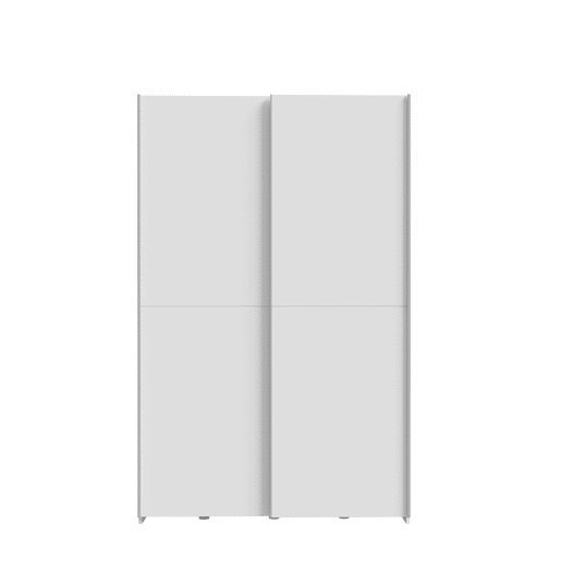 Roupeiro MANDALORE II portas deslizantes 120x190cm branco