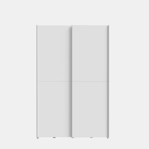 Roupeiro MANDALORE II portas deslizantes 120x190cm branco