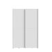 Armario MANDALORE II puertas correderas blanco Armario MANDALORE II puertas correderas blanco Blanco