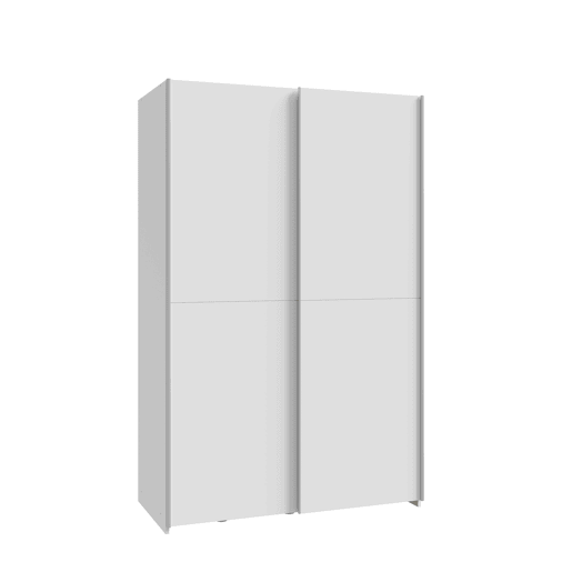Roupeiro MANDALORE II portas deslizantes 120x190cm branco