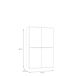 Armario MANDALORE II puertas correderas blanco Armario MANDALORE II puertas correderas blanco Blanco